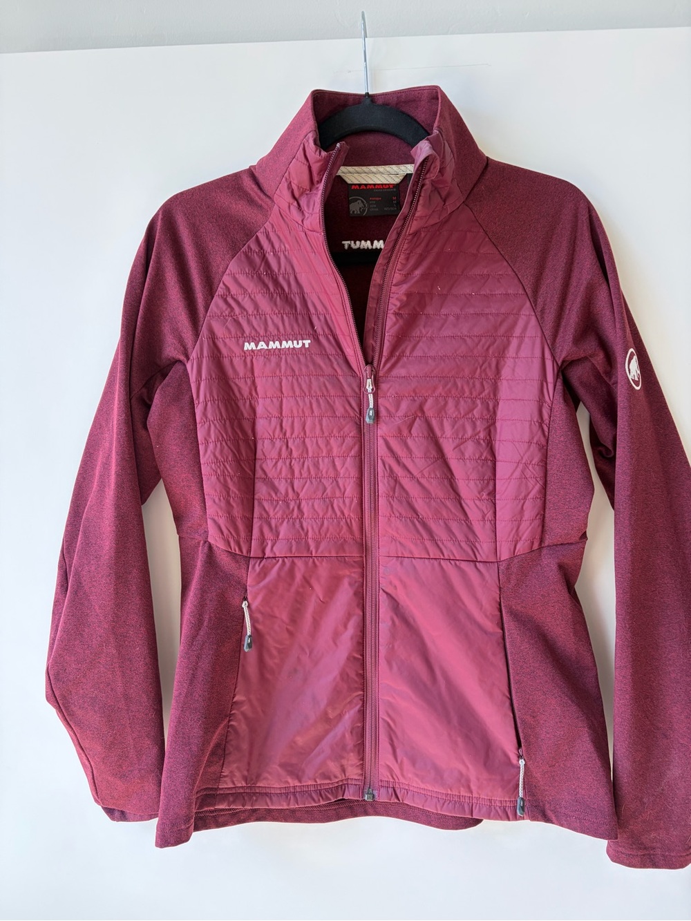 Mammut Women's Hybrid Insulated Ski Jacket - Burgundy